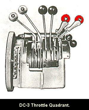 DC-3 Throttle Quadrant